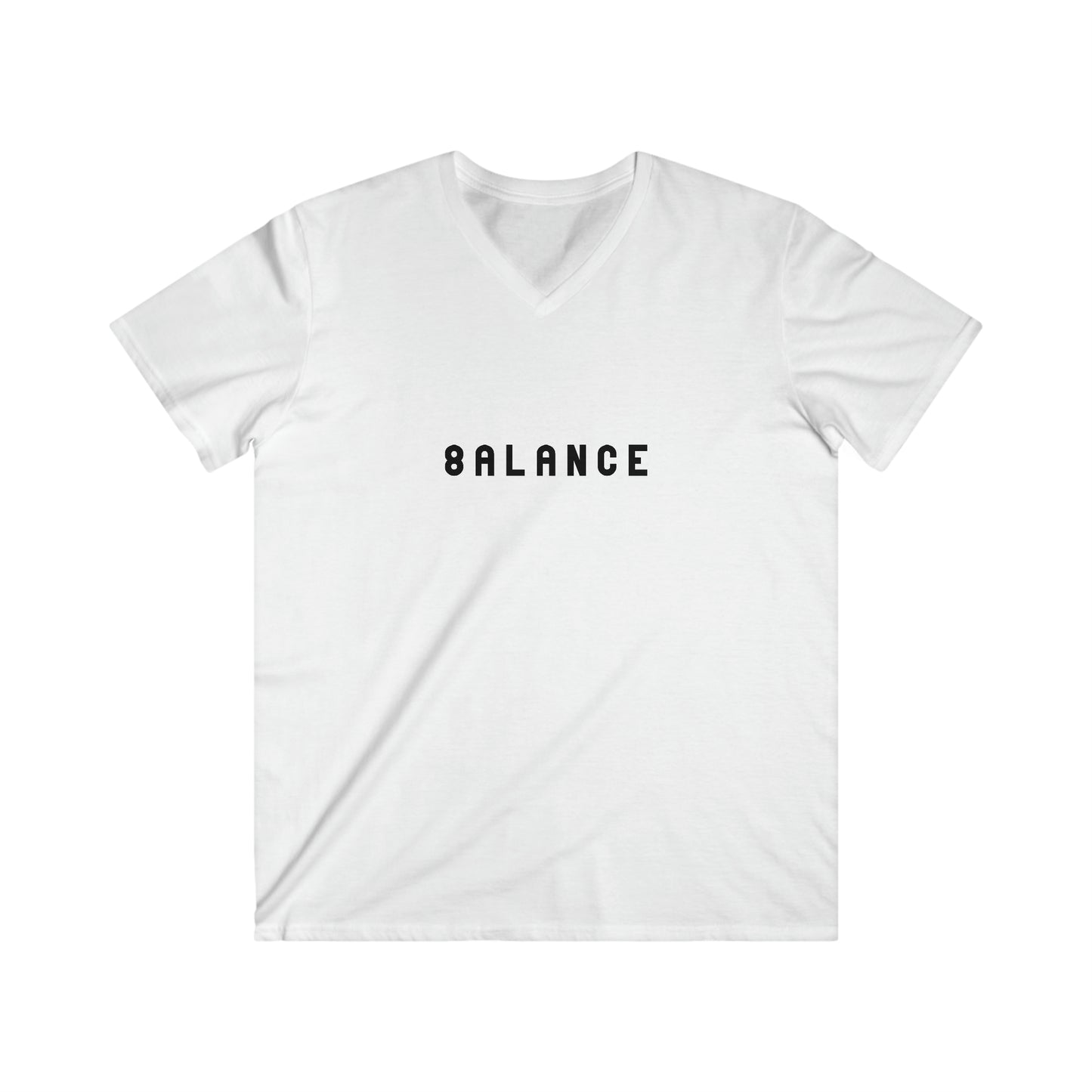 8ALANCE Logotype vA Men's Fitted V-Neck Short Sleeve Tee