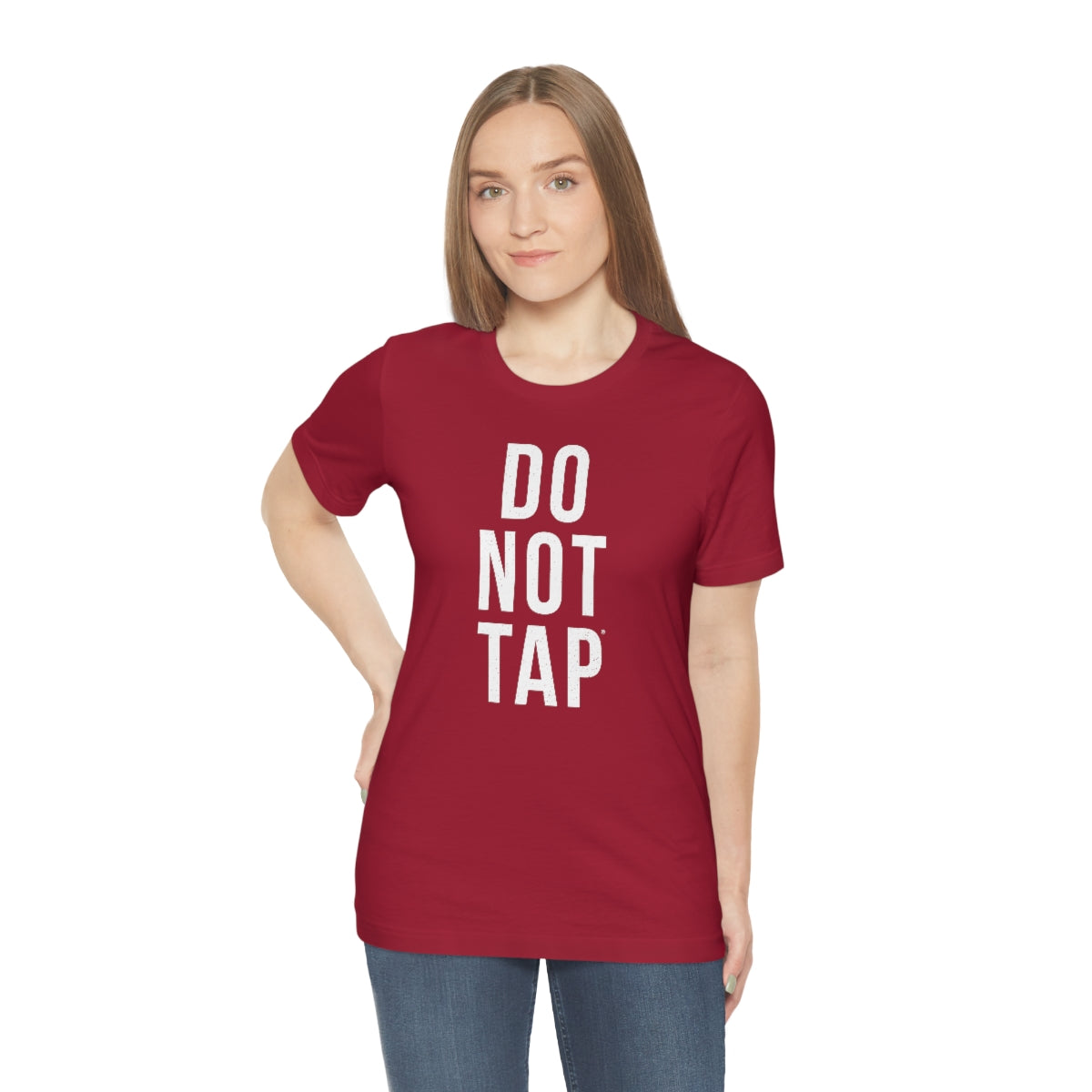 Do Not Tap® // Unisex Jersey Short Sleeve Tee