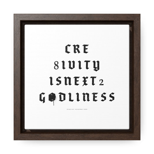 Creativity & Godliness (side B) // S1E11 // Yang // Gallery Canvas Wraps, Square Frame