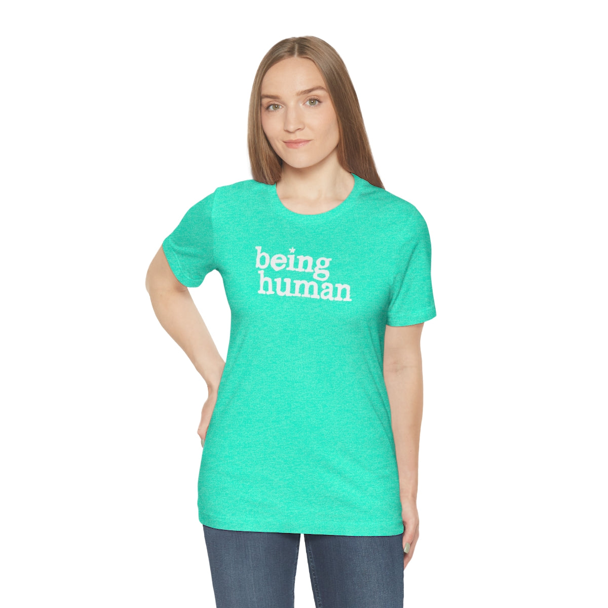 Being Human (blanca) // Unisex Jersey Short Sleeve Tee