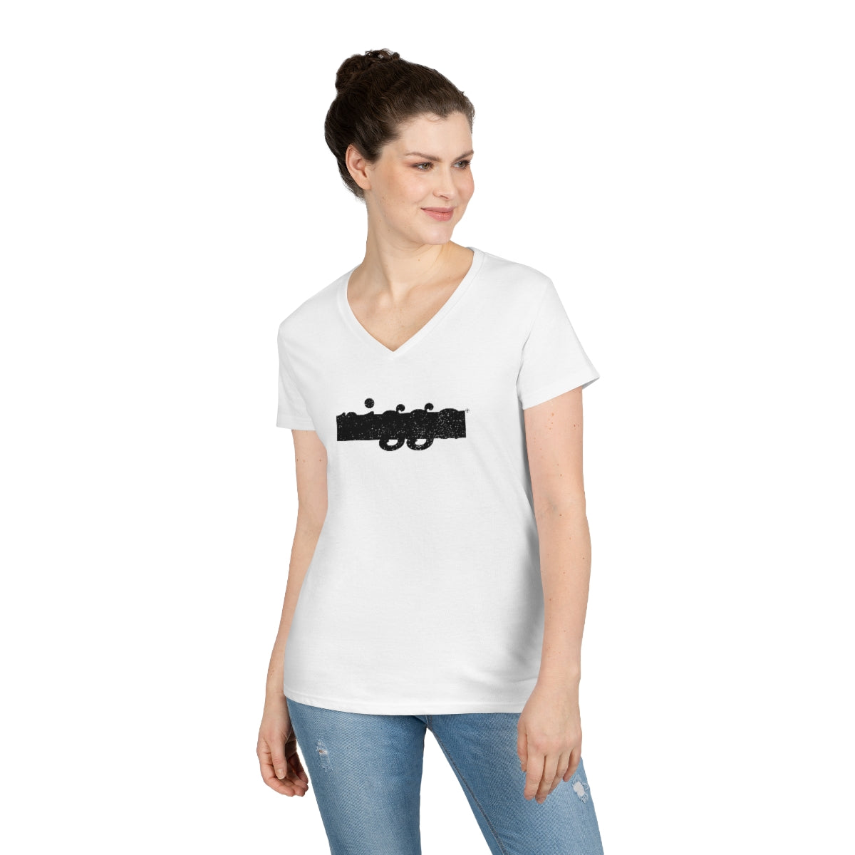 That Nigga™ // Ladies' V-Neck T-Shirt