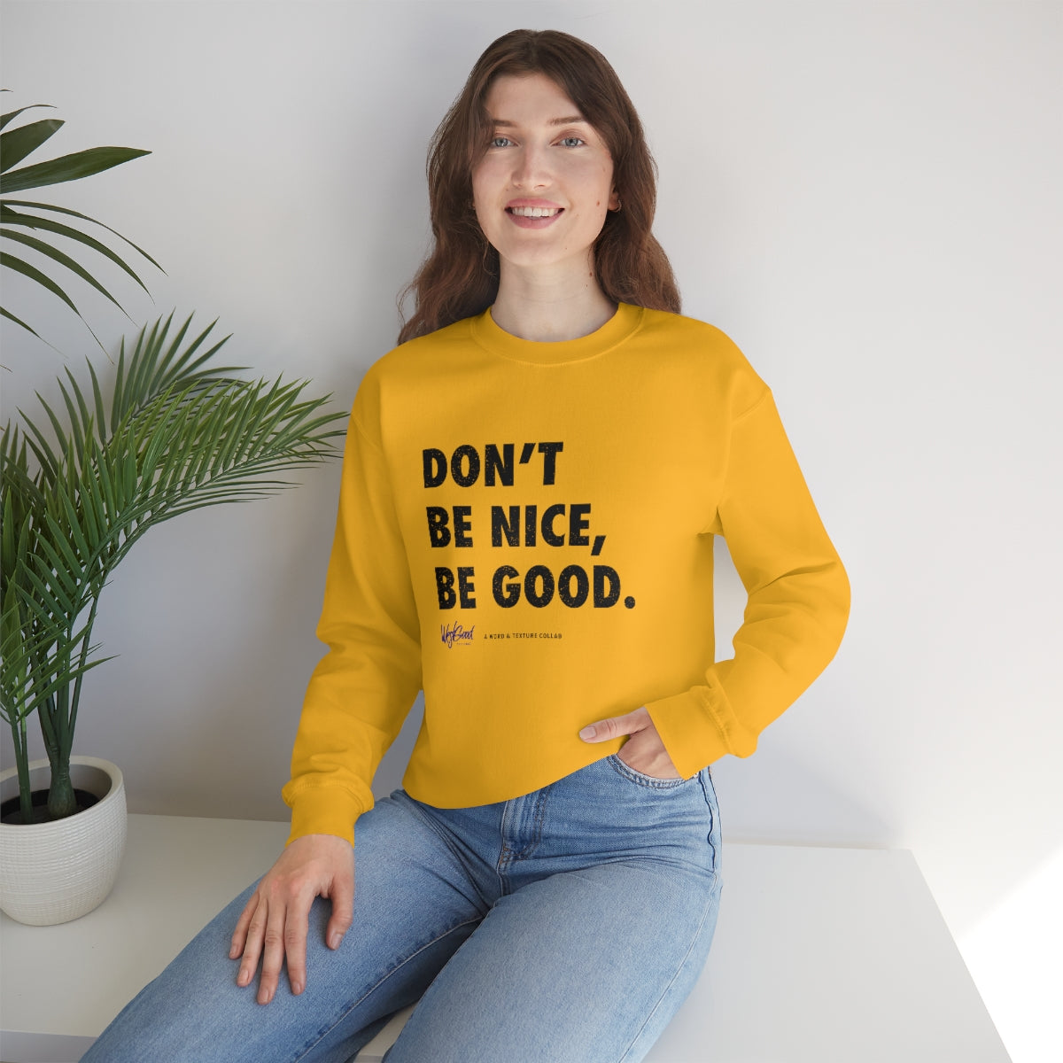 Be Good //. Unisex Heavy Blend™ Crewneck Sweatshirt