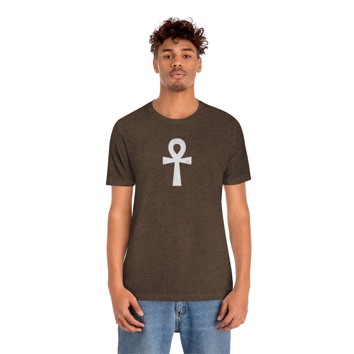 Ankh’ d (blanca) // Unisex Jersey Short Sleeve Tee