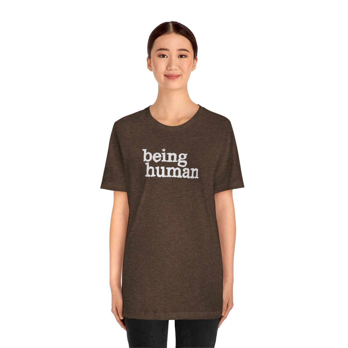 Being Human (blanca) // Unisex Jersey Short Sleeve Tee