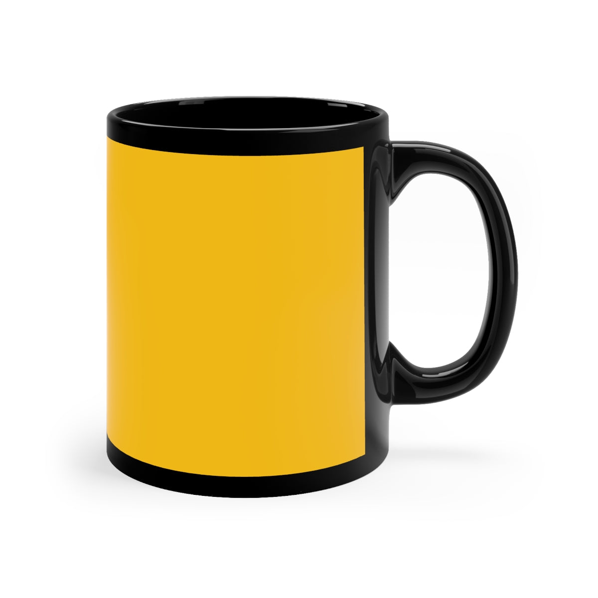 Be Good // 11oz Black & Yellow Mug