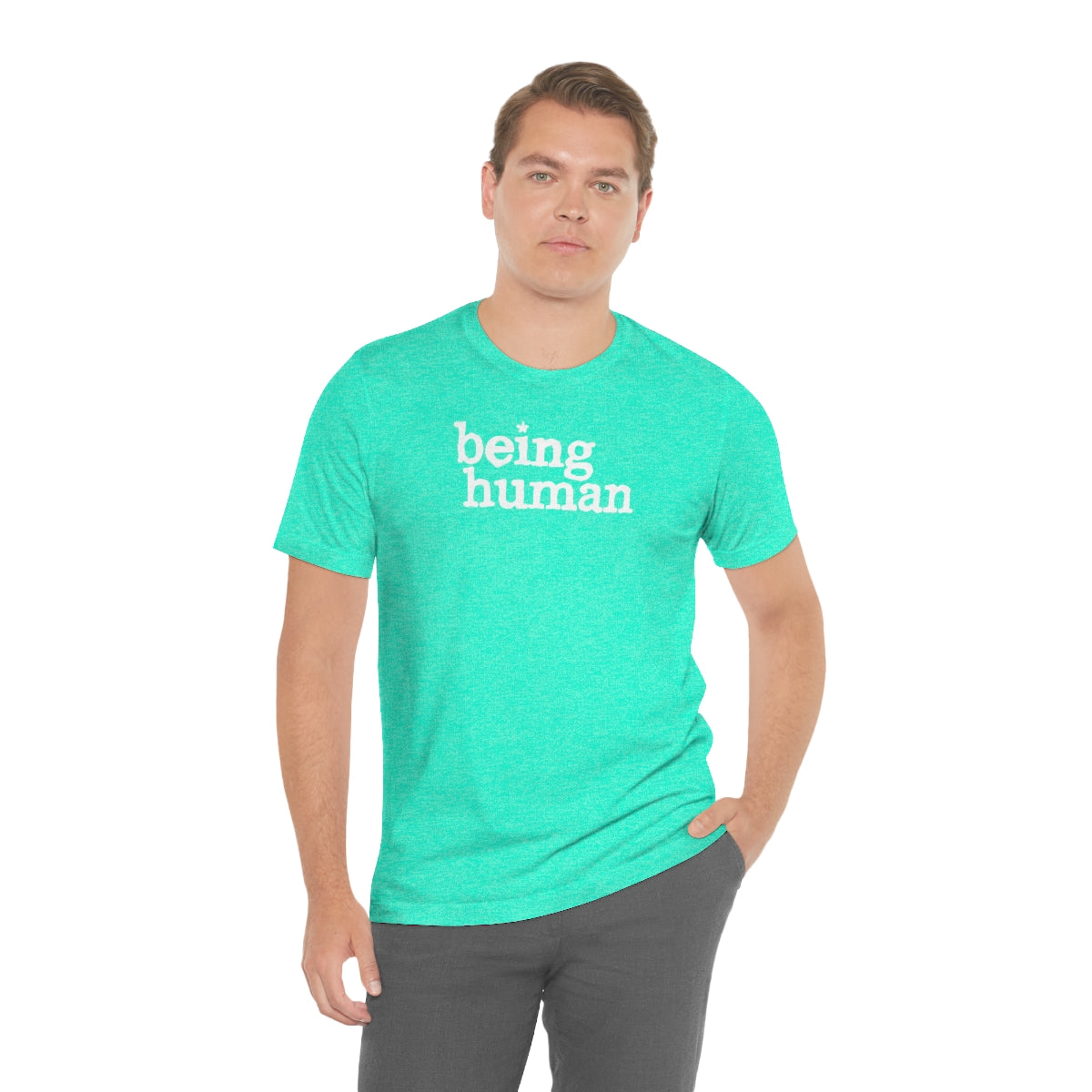 Being Human (blanca) // Unisex Jersey Short Sleeve Tee