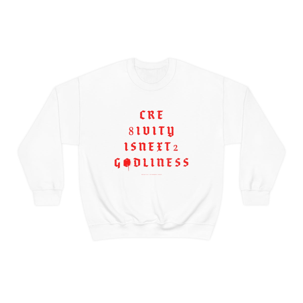 Creativity & Godliness (roja) // Unisex Heavy Blend™ Crewneck Sweatshirt