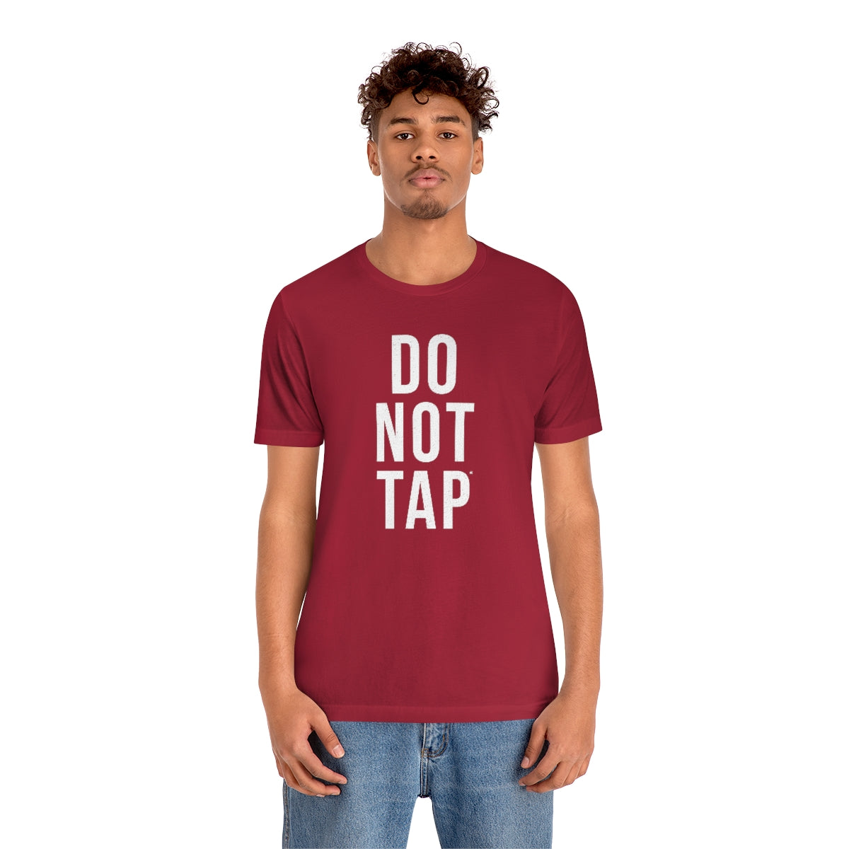 Do Not Tap® // Unisex Jersey Short Sleeve Tee