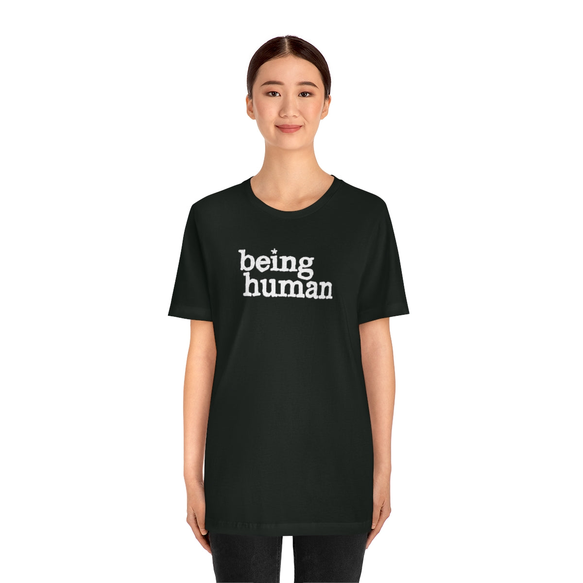 Being Human (blanca) // Unisex Jersey Short Sleeve Tee