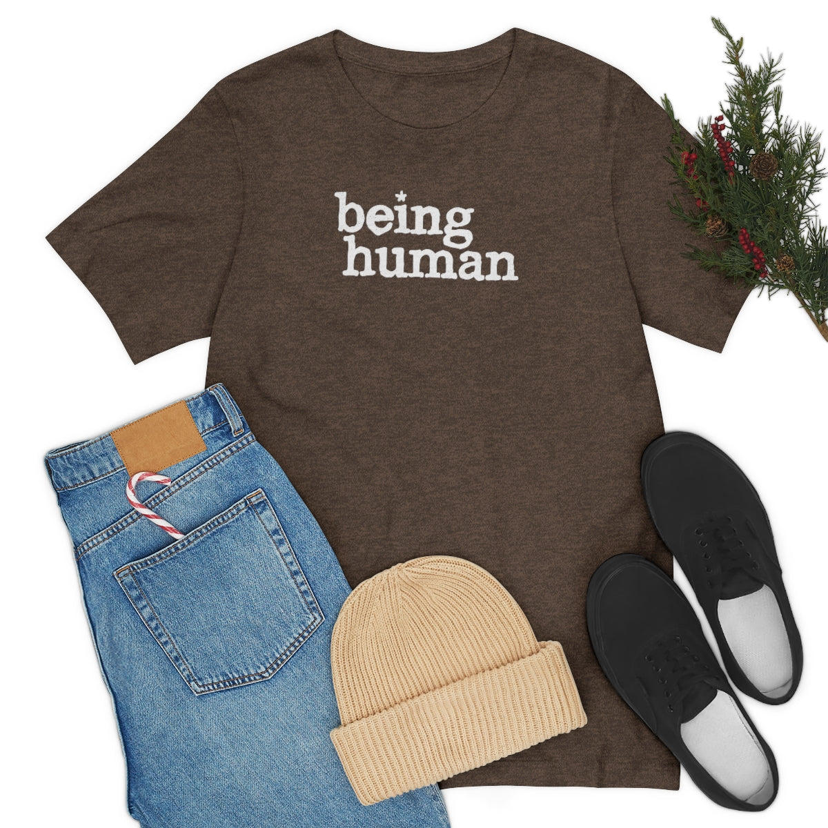 Being Human (blanca) // Unisex Jersey Short Sleeve Tee