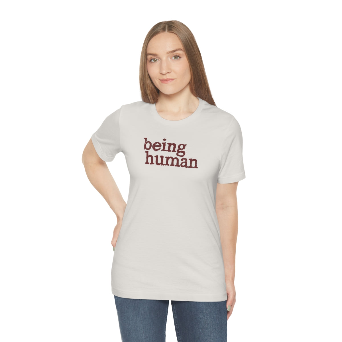 Being Human Tee™ (marrón) // Unisex Jersey Short Sleeve Tee