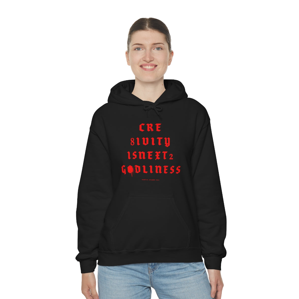 Creativity & Godliness (roja) // Unisex Heavy Blend™ Hooded Sweatshirt