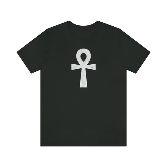 Ankh’ d (blanca) // Unisex Jersey Short Sleeve Tee