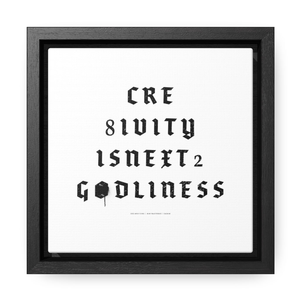 Creativity & Godliness (side B) // S1E11 // Yang // Gallery Canvas Wraps, Square Frame