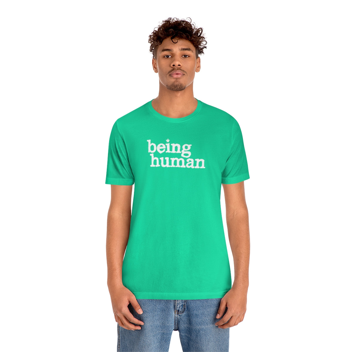 Being Human (blanca) // Unisex Jersey Short Sleeve Tee