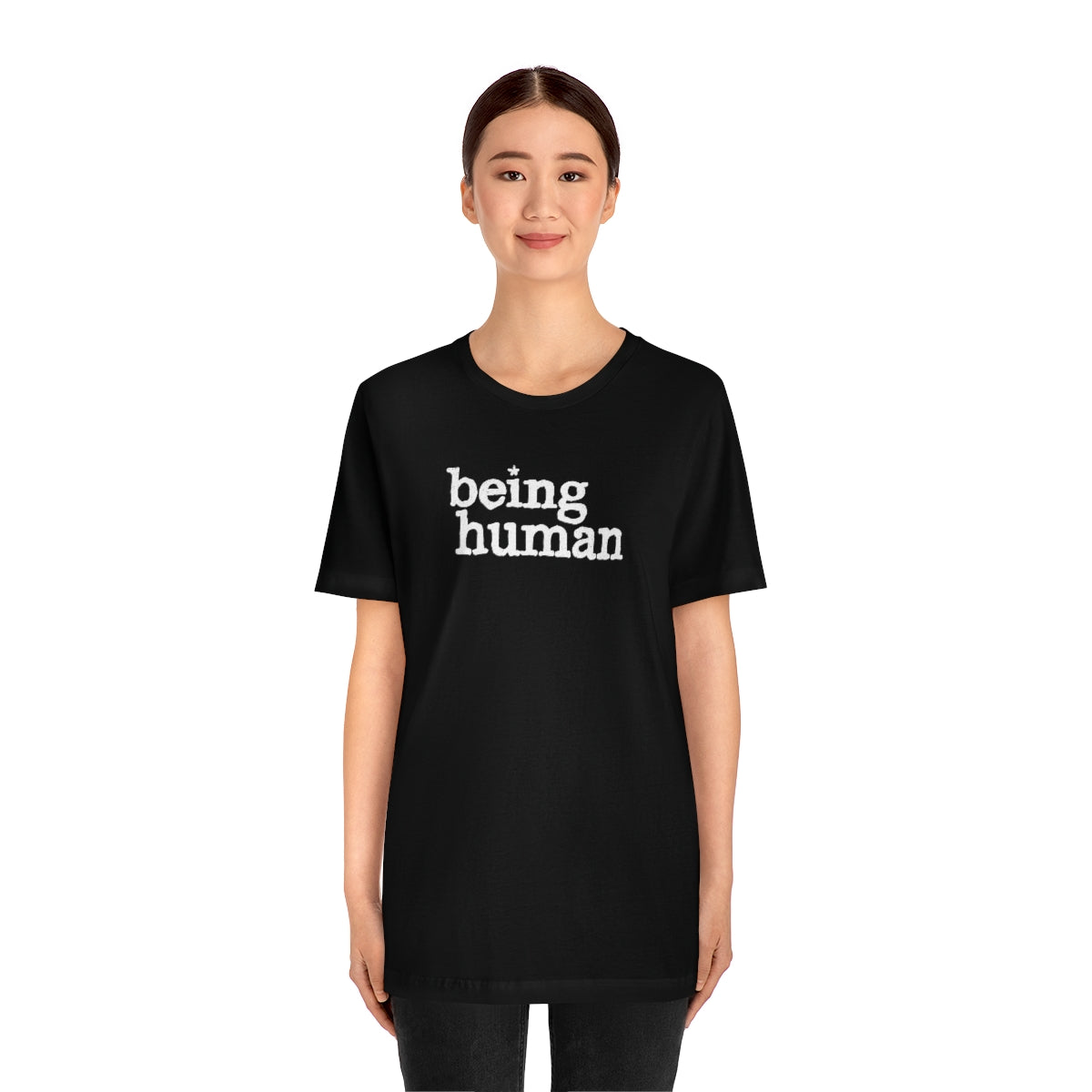 Being Human (blanca) // Unisex Jersey Short Sleeve Tee