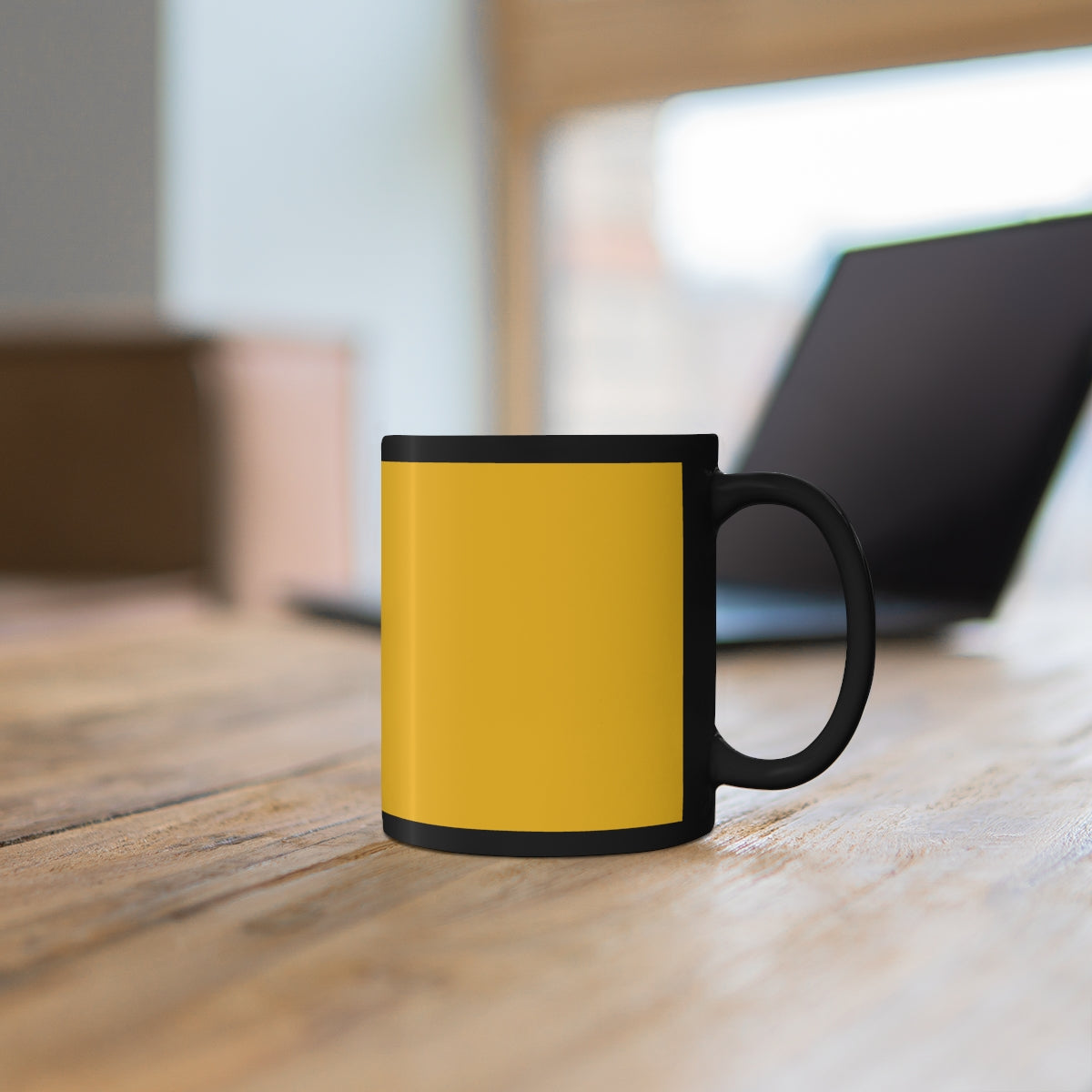 Be Good // 11oz Black & Yellow Mug