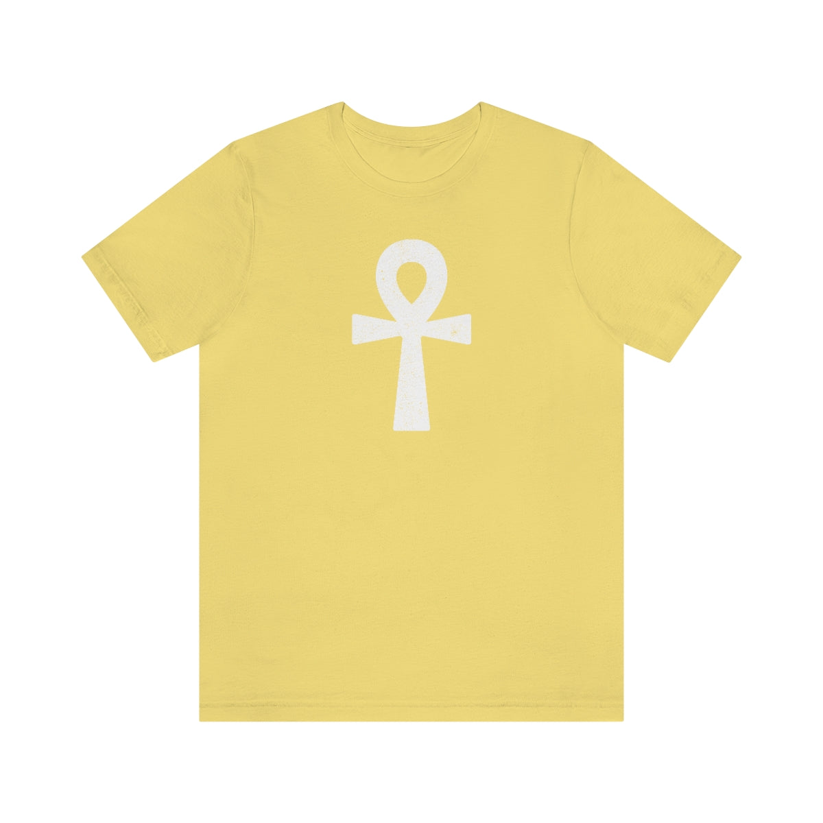 Ankh’ d (blanca) // Unisex Jersey Short Sleeve Tee