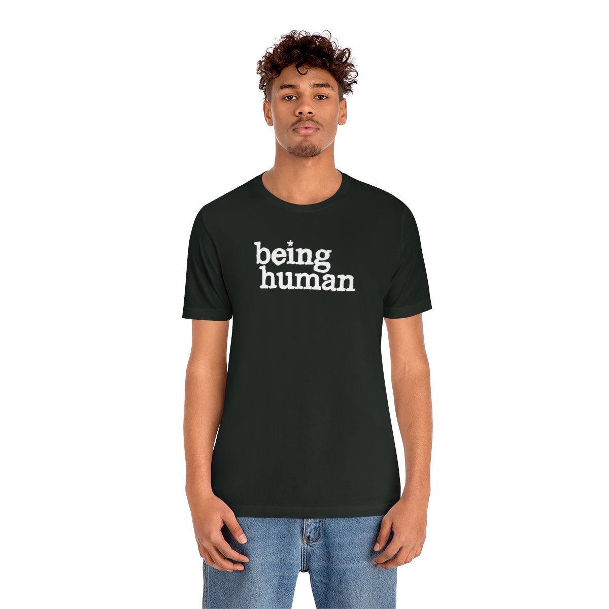 Being Human (blanca) // Unisex Jersey Short Sleeve Tee