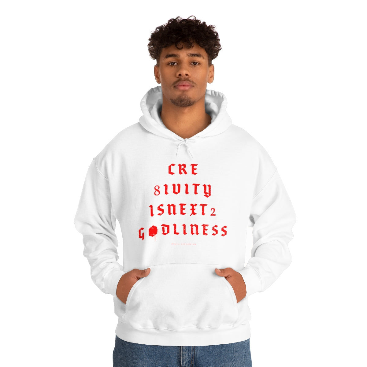 Creativity & Godliness (roja) // Unisex Heavy Blend™ Hooded Sweatshirt