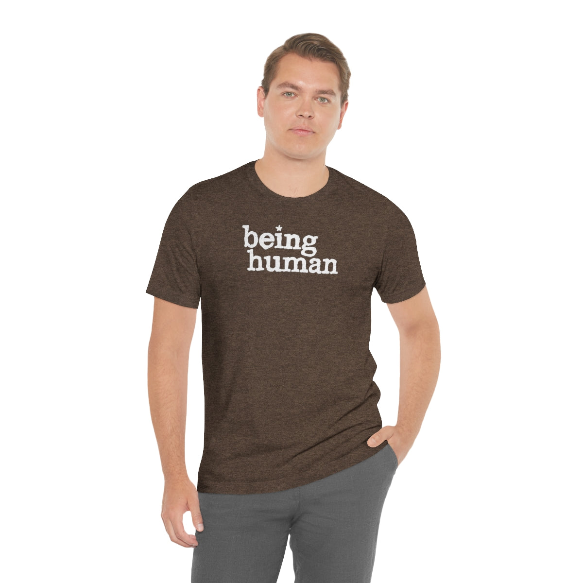 Being Human (blanca) // Unisex Jersey Short Sleeve Tee