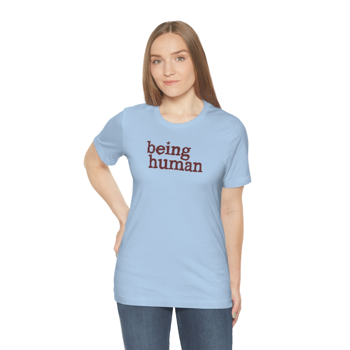 Being Human Tee™ (marrón) // Unisex Jersey Short Sleeve Tee