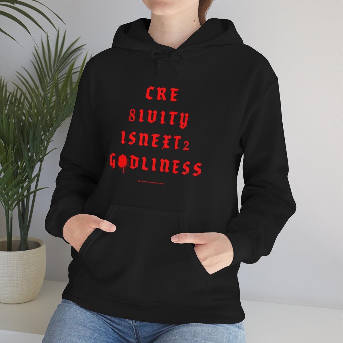 Creativity & Godliness (roja) // Unisex Heavy Blend™ Hooded Sweatshirt