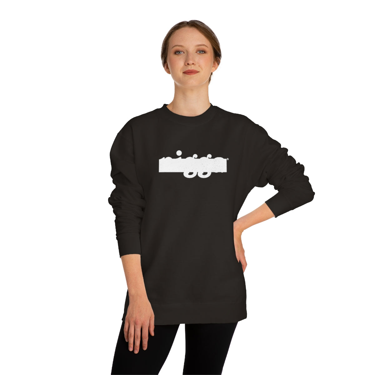 That Nigga™ (blanca) // Unisex Crew Neck Sweatshirt