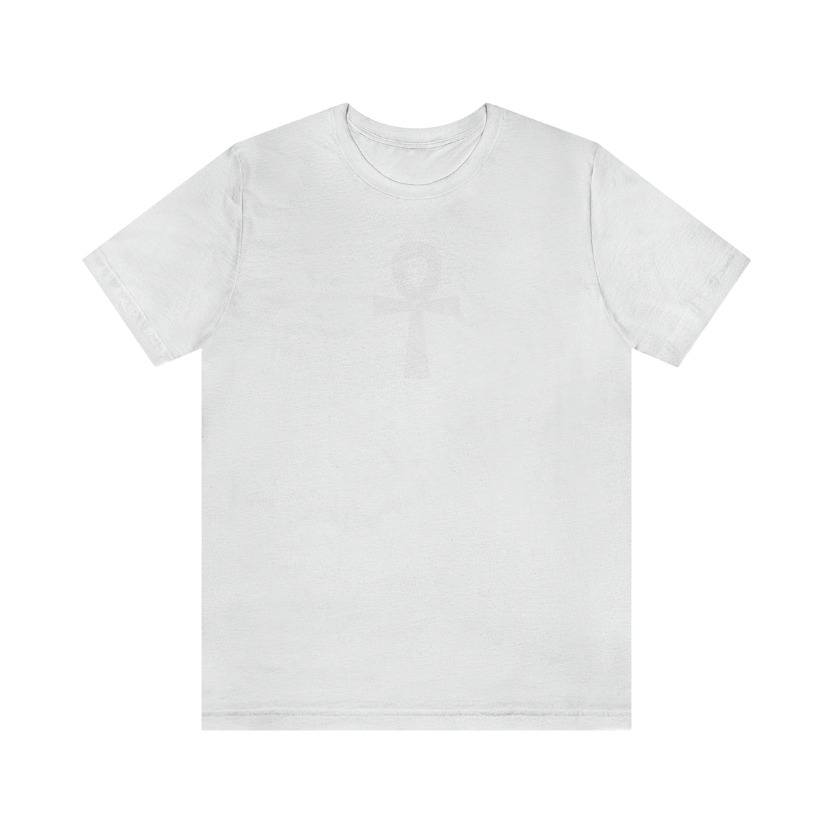 Ankh’ d (blanca) // Unisex Jersey Short Sleeve Tee