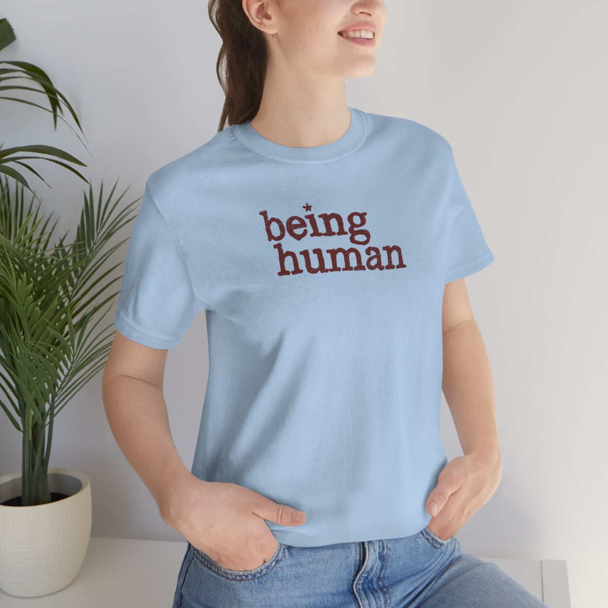 Being Human Tee™ (marrón) // Unisex Jersey Short Sleeve Tee