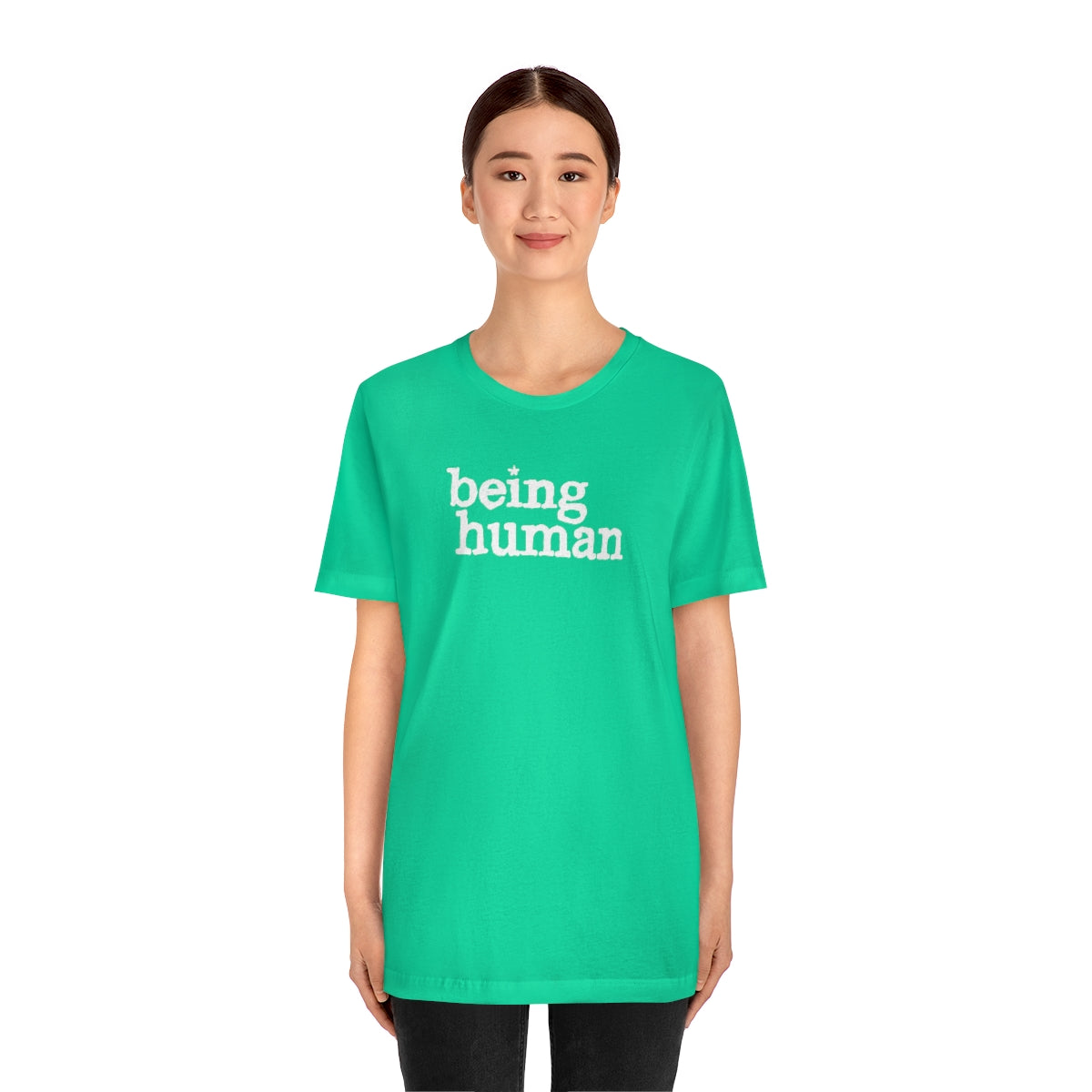 Being Human (blanca) // Unisex Jersey Short Sleeve Tee