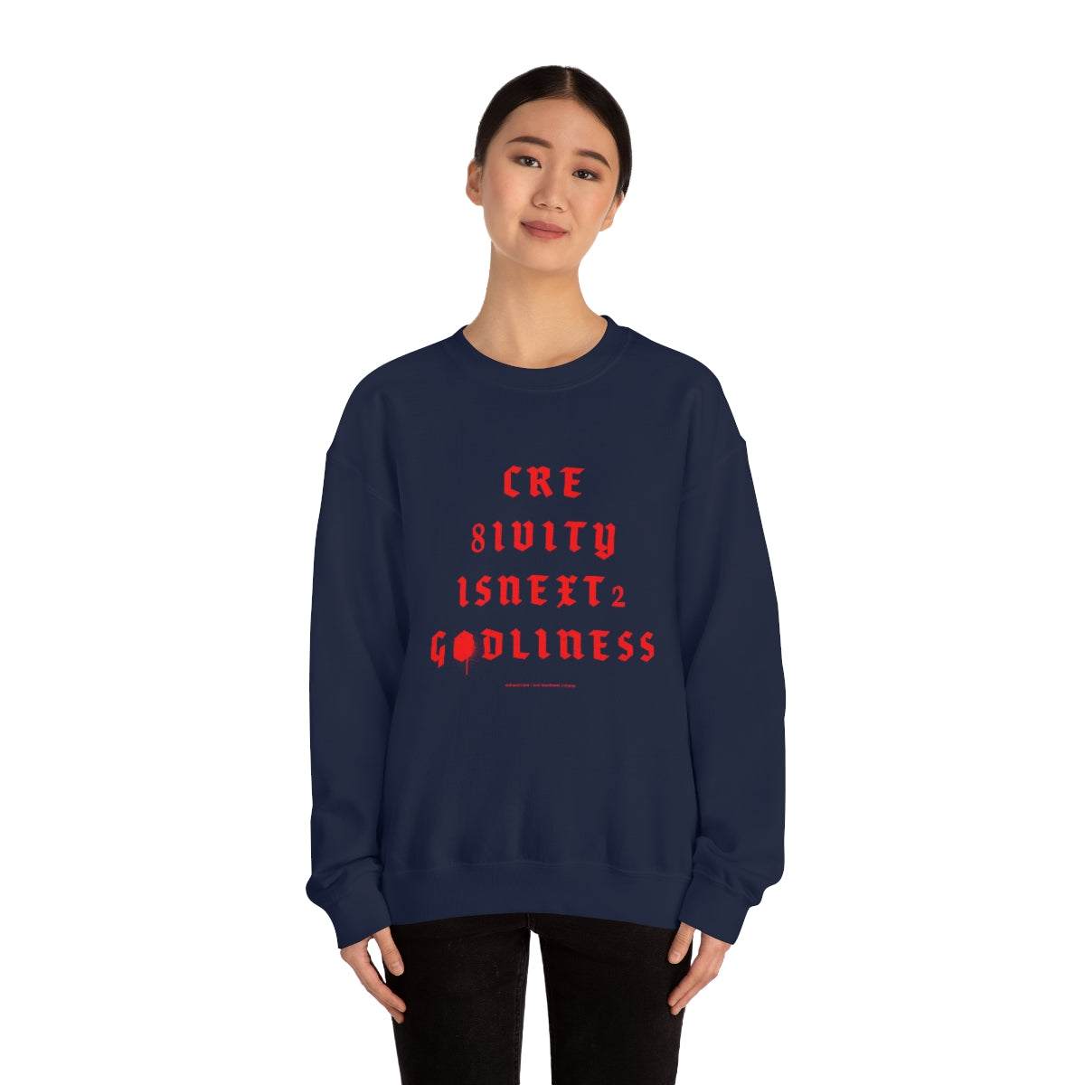 Creativity & Godliness (roja) // Unisex Heavy Blend™ Crewneck Sweatshirt