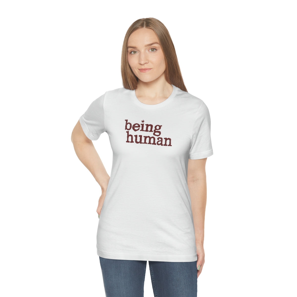 Being Human Tee™ (marrón) // Unisex Jersey Short Sleeve Tee