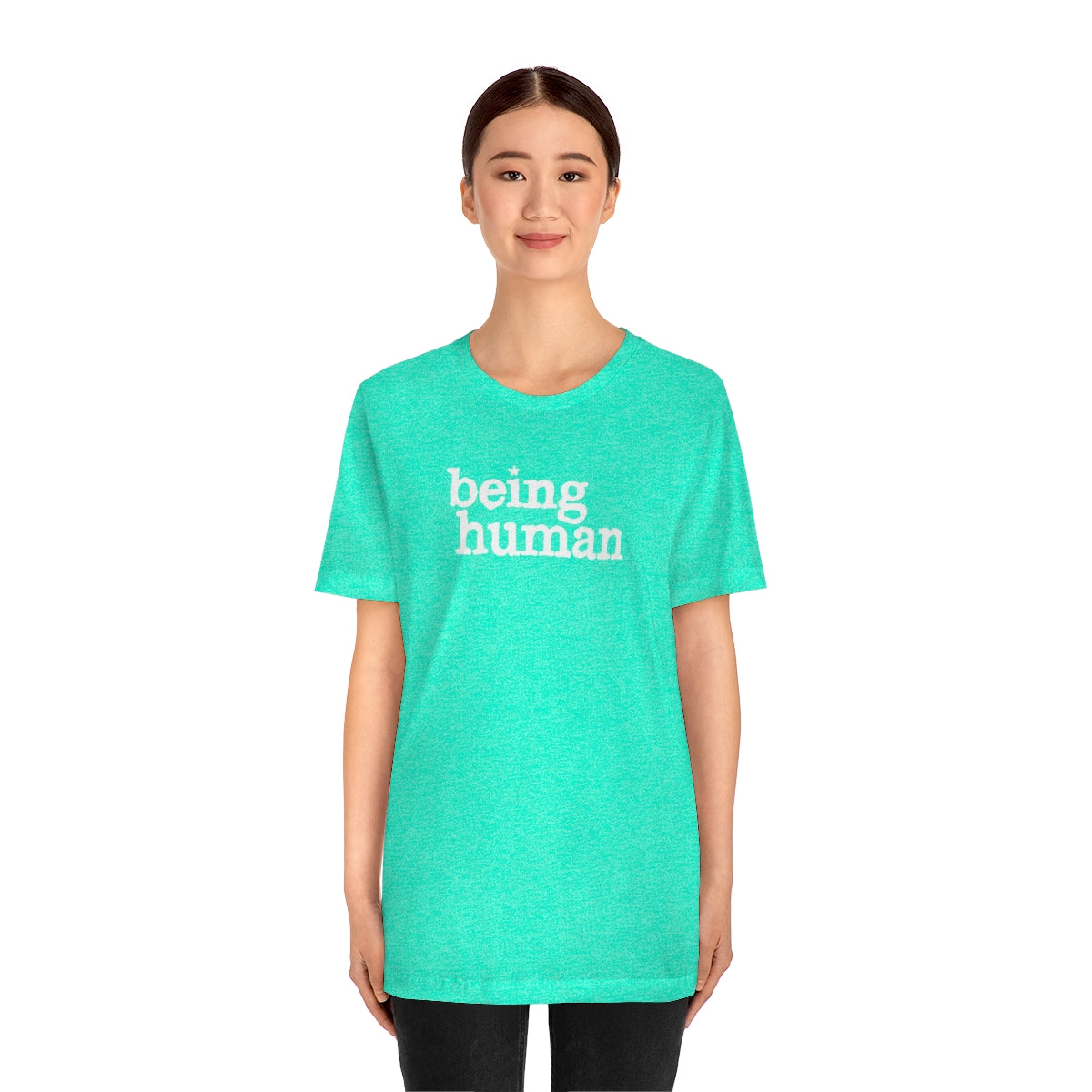 Being Human (blanca) // Unisex Jersey Short Sleeve Tee