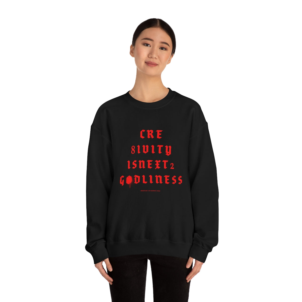 Creativity & Godliness (roja) // Unisex Heavy Blend™ Crewneck Sweatshirt