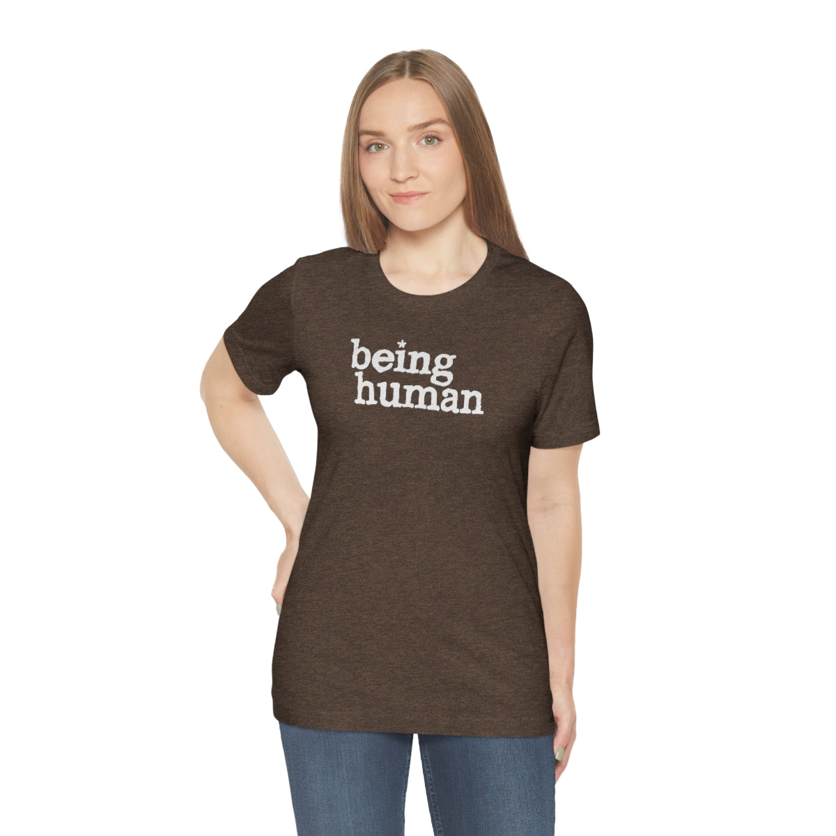 Being Human (blanca) // Unisex Jersey Short Sleeve Tee