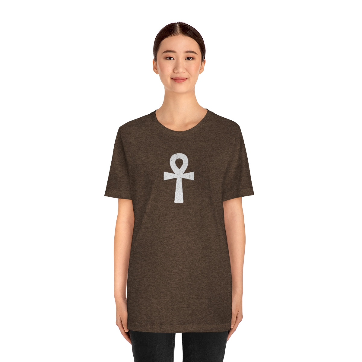 Ankh’ d (blanca) // Unisex Jersey Short Sleeve Tee