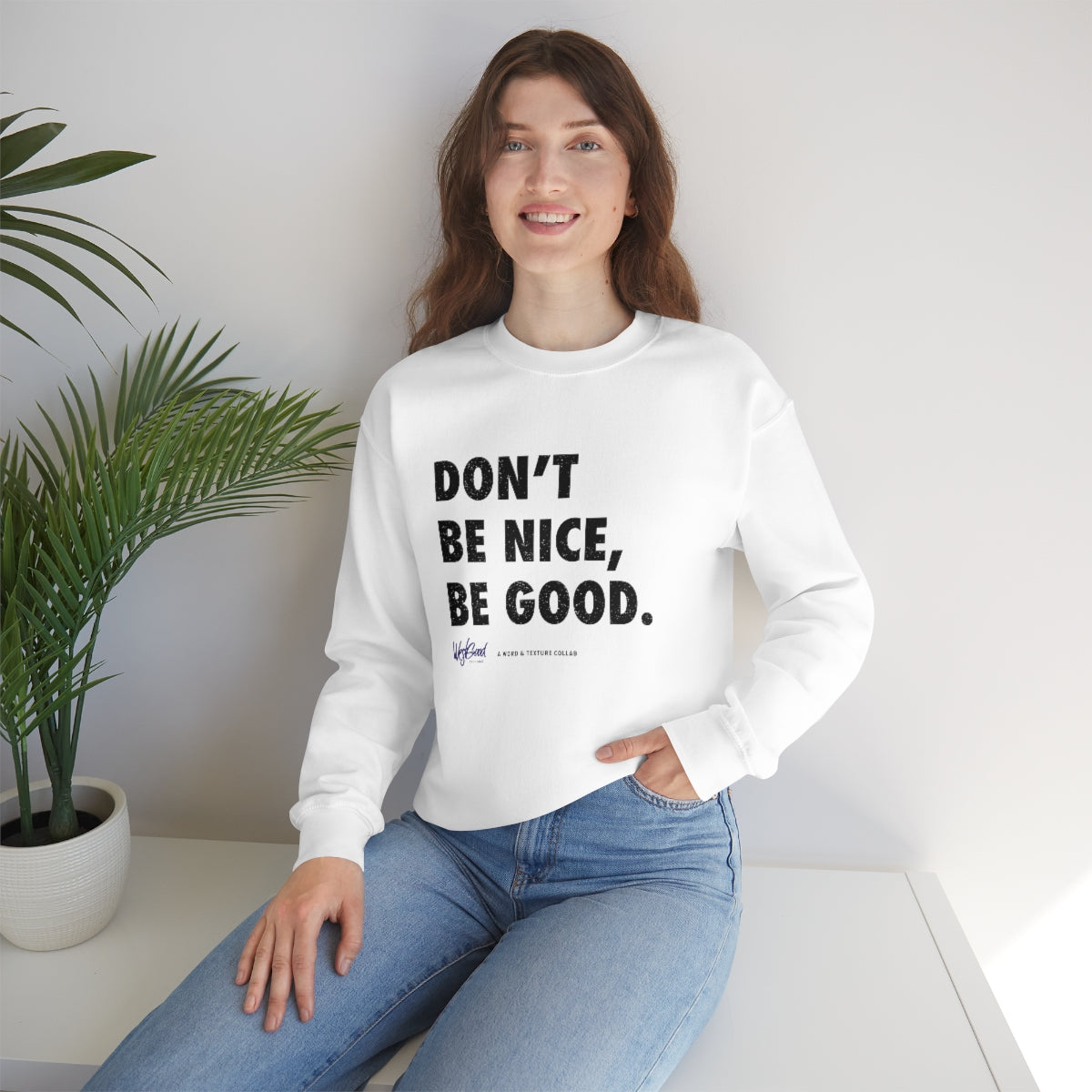 Be Good //. Unisex Heavy Blend™ Crewneck Sweatshirt