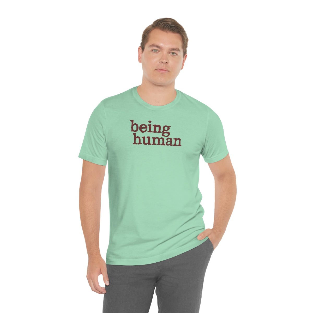 Being Human Tee™ (marrón) // Unisex Jersey Short Sleeve Tee