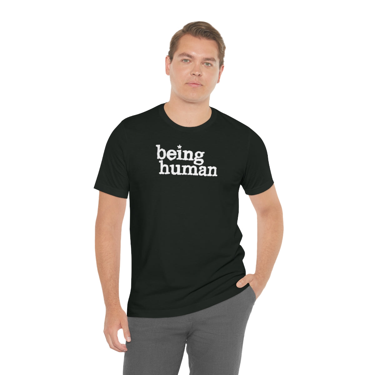 Being Human (blanca) // Unisex Jersey Short Sleeve Tee