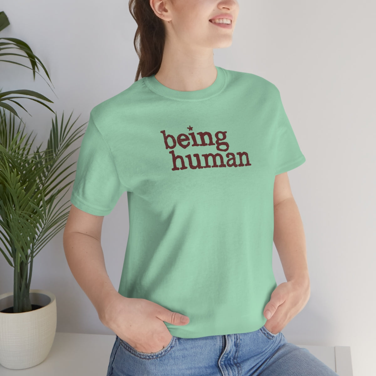 Being Human Tee™ (marrón) // Unisex Jersey Short Sleeve Tee